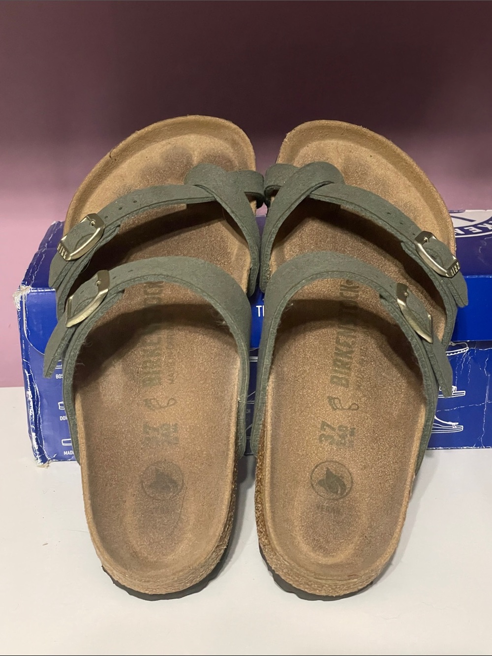 Birkenstock Mayari Sandals - Thyme - Size 37